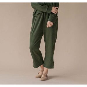 Vestige Story Edit Pants in Deep Green Organic Cotton SIZE MEDIUM